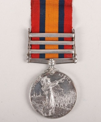 Queens South Africa medal to a Driver in the Royal Engineers - 5