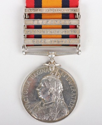 Queens South Africa Medal for Service in the Maidstone Company Volunteer Royal Army Medical Corps, - 2