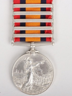 Queens South Africa Medal to a Chemist and Druggist who Served in the Royal Army Medical Corps - 4