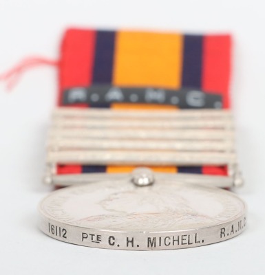 Queens South Africa Medal to a Chemist and Druggist who Served in the Royal Army Medical Corps - 5