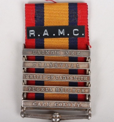 Queens South Africa Medal to the Royal Army Medical Corps - 2