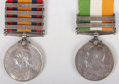 Victorian Boer War Campaign Medal Pair to the Rifle Brigade - 3