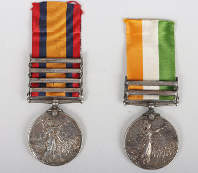 Victorian Boer War Campaign Medal Pair to the Rifle Brigade - 4