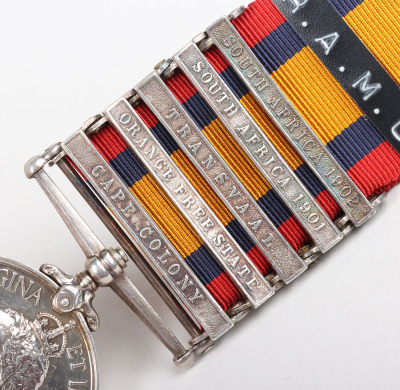 Queens South Africa Medal to the Royal Army medical Corps - 7