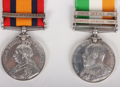 Victorian Boer War Campaign Medal Pair to the Royal Army Medical Corps - 2