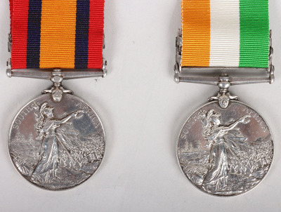 Victorian Boer War Campaign Medal Pair to the Royal Army Medical Corps - 4