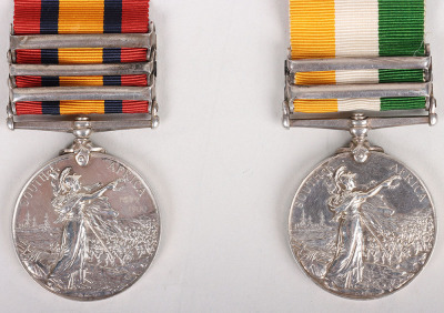 Victorian Boer War Campaign Medal Pair to the Royal Army Medical Corps - 4