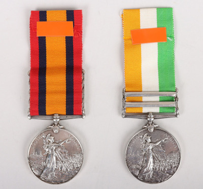 Victorian Boer War Campaign Medal Pair to the Royal Army Medical Corps - 3