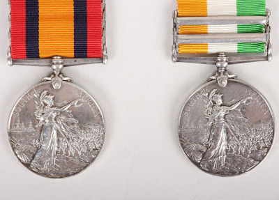 Victorian Boer War Campaign Medal Pair to the Royal Army Medical Corps - 4