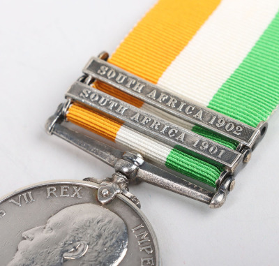 Edward VII Kings South Africa Medal to a Recipient in the Royal Army Medical Corps who Served from the 1898 Sudan Campaign Through to the First World War - 7