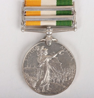 A Kings South Africa Medal to a Serjeant Who Served with the Royal Army Medical Corps in the Guards Brigade Bearer Company - 4