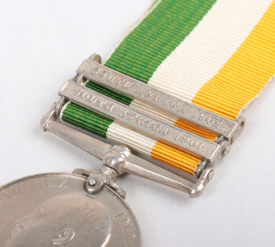 A Kings South Africa Medal to a Serjeant Who Served with the Royal Army Medical Corps in the Guards Brigade Bearer Company - 7