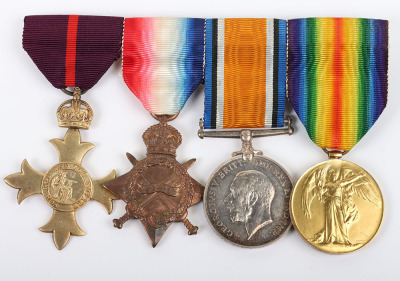 An Interesting and Unusual Great War Order of the British Empire (O.B.E) Medal Group of Five to a Lieutenant Commander in the Royal Navy Reserve Who Was Awarded the Tunisian Order of Nichan Iftikhar for Consular Service in Bizerta - 2