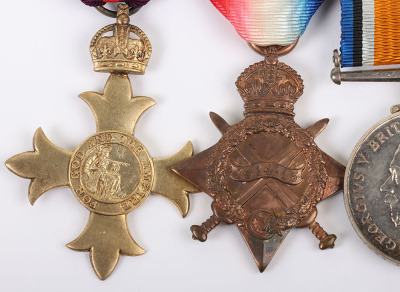 An Interesting and Unusual Great War Order of the British Empire (O.B.E) Medal Group of Five to a Lieutenant Commander in the Royal Navy Reserve Who Was Awarded the Tunisian Order of Nichan Iftikhar for Consular Service in Bizerta - 4