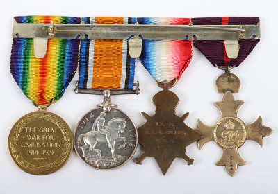 An Interesting and Unusual Great War Order of the British Empire (O.B.E) Medal Group of Five to a Lieutenant Commander in the Royal Navy Reserve Who Was Awarded the Tunisian Order of Nichan Iftikhar for Consular Service in Bizerta - 7
