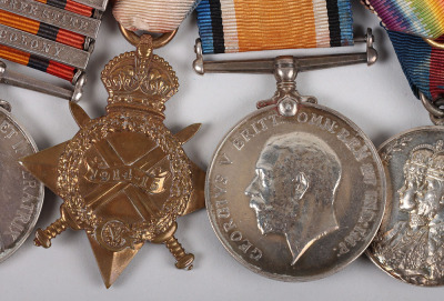 Great War Distinguished Service Order Medal Group to an Officer in the Royal Munster Fusiliers Who Was So Badly Wounded in the Boer War He Was Medically Discharged but Rejoined to Serve in the Great War - 4