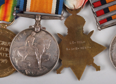 Great War Distinguished Service Order Medal Group to an Officer in the Royal Munster Fusiliers Who Was So Badly Wounded in the Boer War He Was Medically Discharged but Rejoined to Serve in the Great War - 15