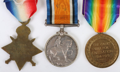 Great War Minesweeping Distinguished Service Medal and Long Service Group of Six to a Recipient who Survived the Sinking of H.M.S. Houge in September 1914 - 5