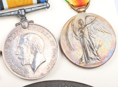 Great War November 1916 Casualty 1914-15 Star Medal Trio and Memorial Plaque to the 1/5th (Cinque Ports) Battalion Royal Sussex Regiment - 5