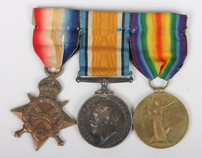 Great War 1914-15 Star Medal Trio to the Royal Navy