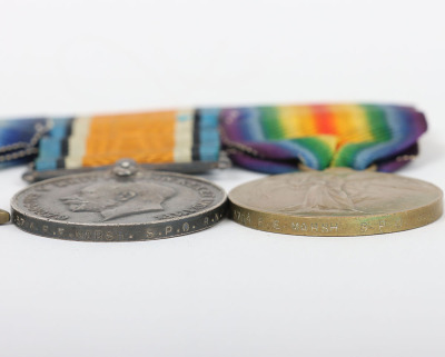 Great War 1914-15 Star Medal Trio to the Royal Navy - 4