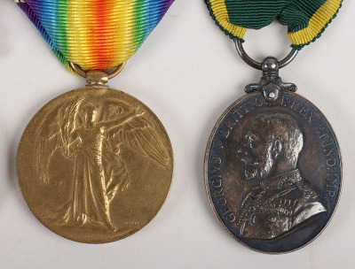 A Great War Territorial Long Service Medal Group of Four to the Royal Army Medical Corps - 3