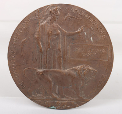 Great War Memorial Plaque 4th Battalion Middlesex Regiment 2nd Day of the Battle of the Somme 1916 Casualty