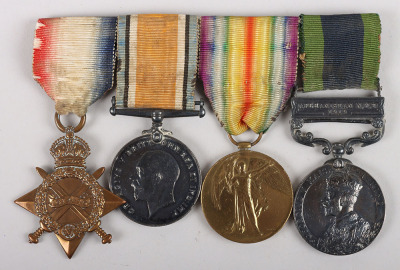 Hampshire Regiment Campaign Medal Group of Four for Service in the Great War and the Post War Campaign in Afghanistan - 5