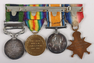 Hampshire Regiment Campaign Medal Group of Four for Service in the Great War and the Post War Campaign in Afghanistan - 6