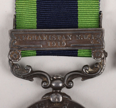 Pair of Medals to the 1/5th Battalion Hampshire Regiment for Service During the Great War and the Third Afghan War in 1919 - 3