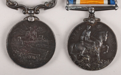 Pair of Medals to the 1/5th Battalion Hampshire Regiment for Service During the Great War and the Third Afghan War in 1919 - 6