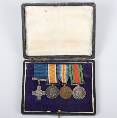 Unattributed George Cross Miniature Medal Group of Four