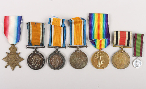 Grouping of Great War Medals