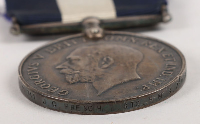 Royal Navy Long Service and Good Conduct Medal to a Stoker who was Discharged Following the Traumatic Amputation of 4 Fingers on his Left Hand - 2