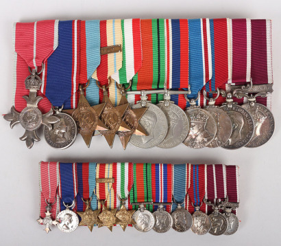 An Impressive Second World War Military MBE and Later Royal Victorian Medal Long Service Group of Eleven to the Scots Guards and Later Yeomen of the Guard