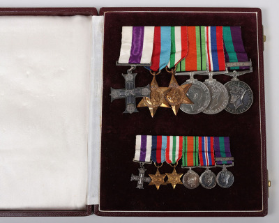 1944 Battle of Monte Cassino Immediate Military Cross Medal Group of Six to a Lieutenant in the Dorset Regiment, Attached to the Royal Fusiliers, Who Despite Being Badly Wounded by a Shell Continued to Take Charge of his Men and Look After the Other Wound