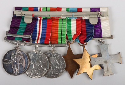 1944 Battle of Monte Cassino Immediate Military Cross Medal Group of Six to a Lieutenant in the Dorset Regiment, Attached to the Royal Fusiliers, Who Despite Being Badly Wounded by a Shell Continued to Take Charge of his Men and Look After the Other Wound - 5