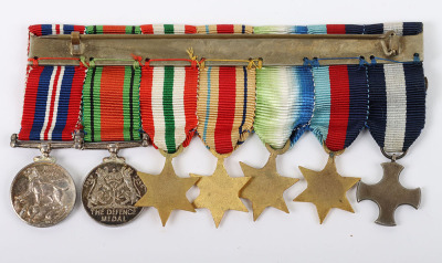 Superb Second World War Distinguished Service Cross and Second Award Bar Meal Group of Seven Attributed to Commander Harold Bernard Samways Whose First Award Was for Service on H.M.S. Onslow for Convoy J.W.51B in December 1942 in What Became Known as the - 28