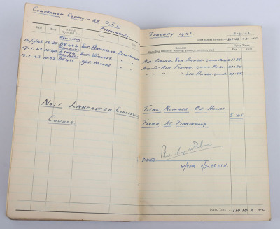 WW2 Royal Air Force Casualty Medal and Log Book Grouping of Flight Sergeant G H Davison 613 Squadron and Later 83 Squadron, Being Found Dead in his Rear Gun Turret in April 1942 - 30