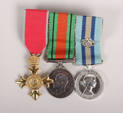 A Fine O.B.E Long Service Medal Group of Three to an Observer Captain and Area Commandant of Midland Area in the Royal Observer Corps with a Large Archive of Original Documents - 3