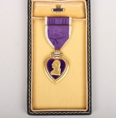 WW2 American Fighter Pilots Casualty Named Purple Heart Medal - 2