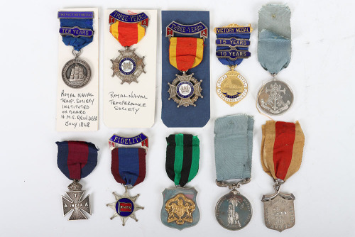 A Collection of Temperance Medals