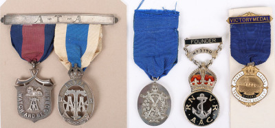 A Collection of 5 Temperance Association Medals,