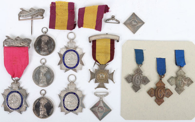 A Collection of 12 Temperance Medals for India