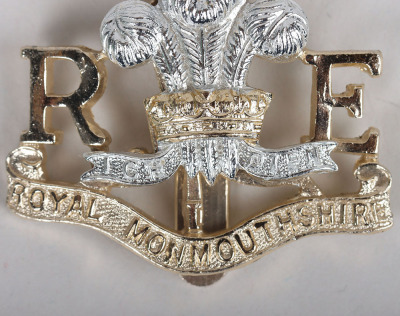 Royal Monmouthshire Royal Engineers Cap Badge - 7