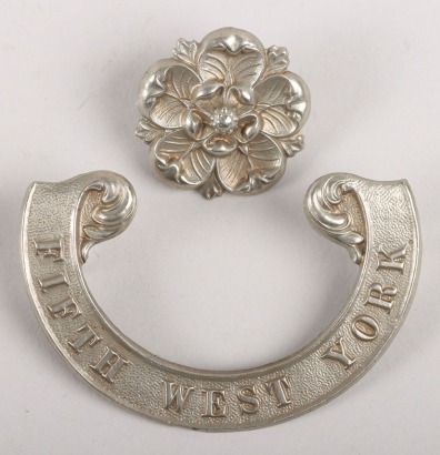 Victorian Fifth West York Militia Forage Cap Badge 1858-74