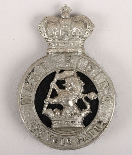 Victorian 1st Volunteer Battalion West Riding Regiment (Duke of Wellingtons) Other Ranks Glengarry Badge