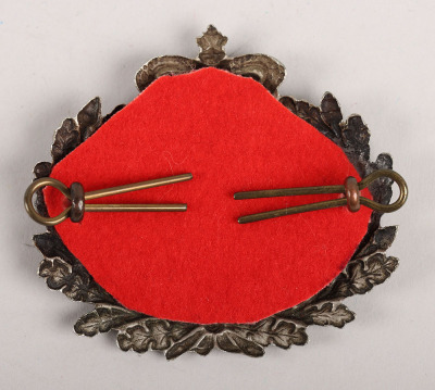 Rare 35th Yorkshire West Riding Rifle Volunteer Corps (Aireworth) Officers Shako Badge - 4