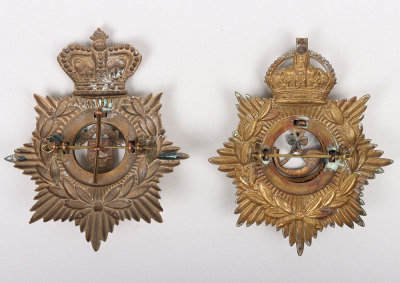 Channel Islands Royal Jersey and Royal Guernsey Light Infantry Other Ranks Helmet Plates - 2