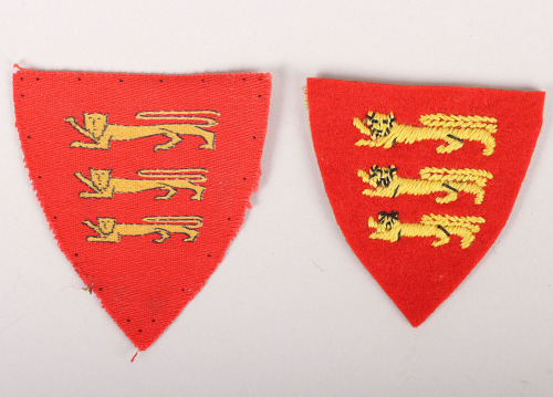 WW2 Channel Islands Force 135 Cloth Formation Signs